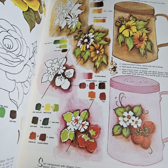 How to do Tole Painting by Lola Ades Walter Foster #192 Vintage Softcover - Picture 15 of 16